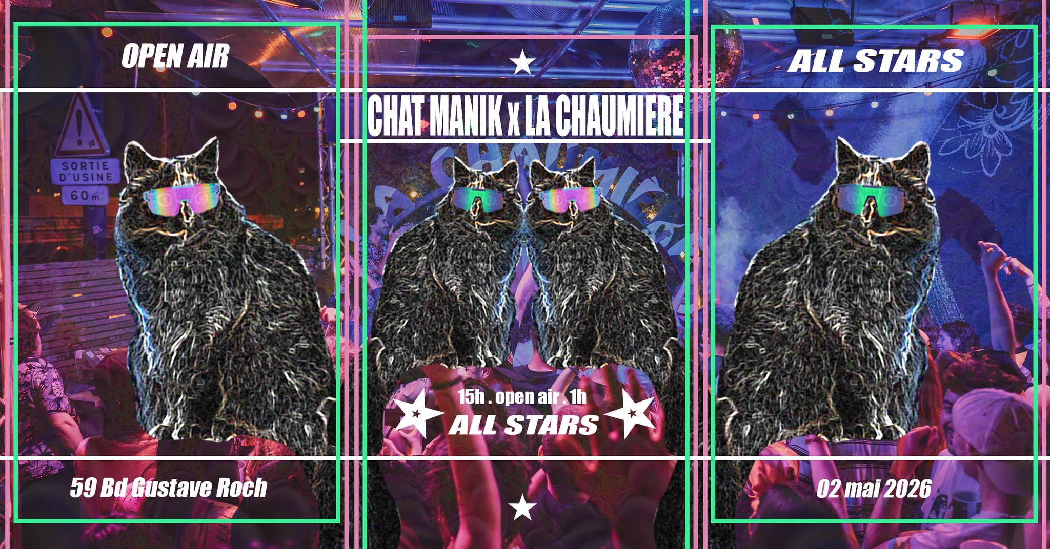 Affiche : CHAT MANIK ¤ OPEN AIR ALL STARS ¤
