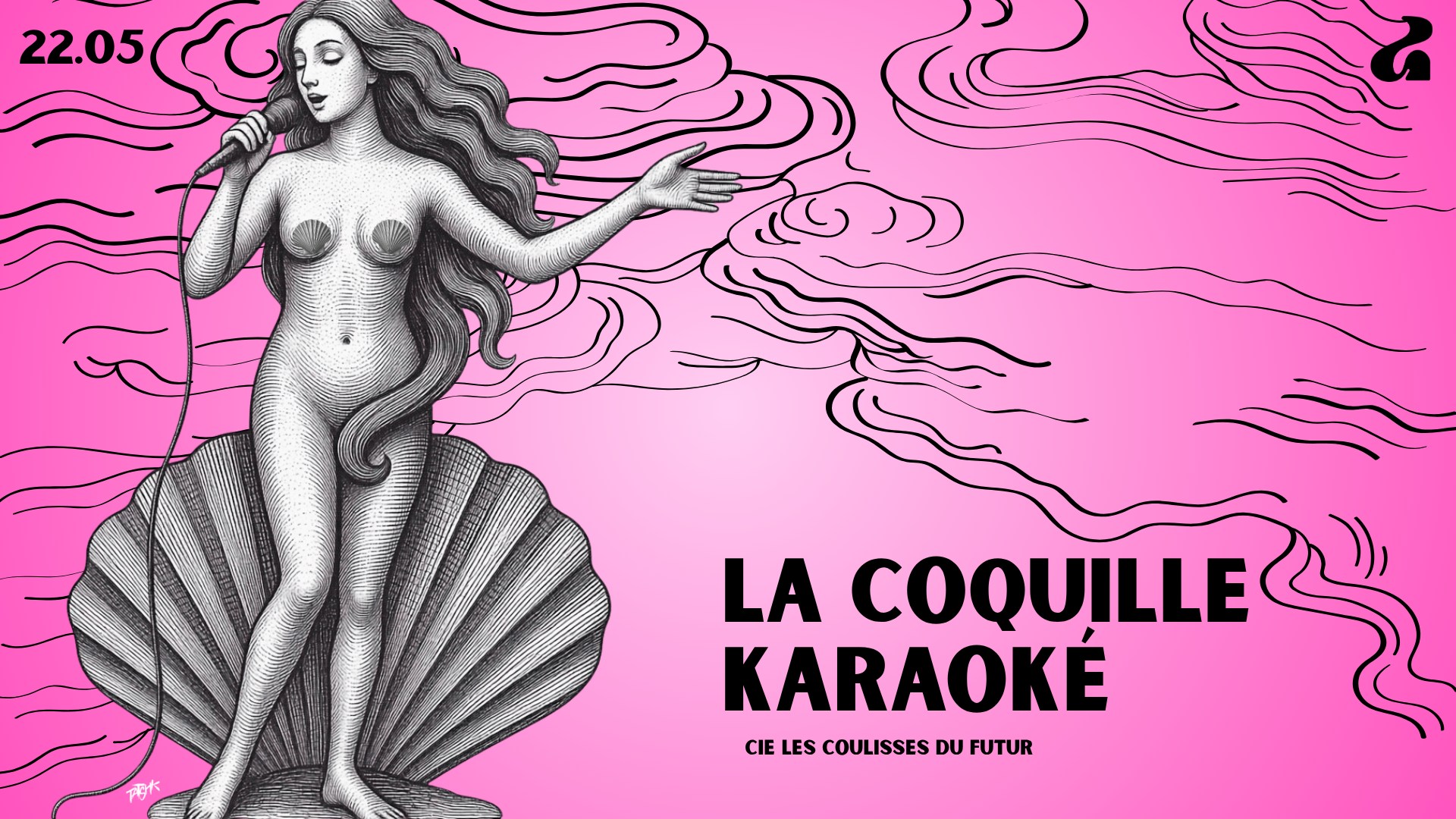 Affiche : Karaoké Géant dans une Coquille Saint-Jacques à la Chaumière