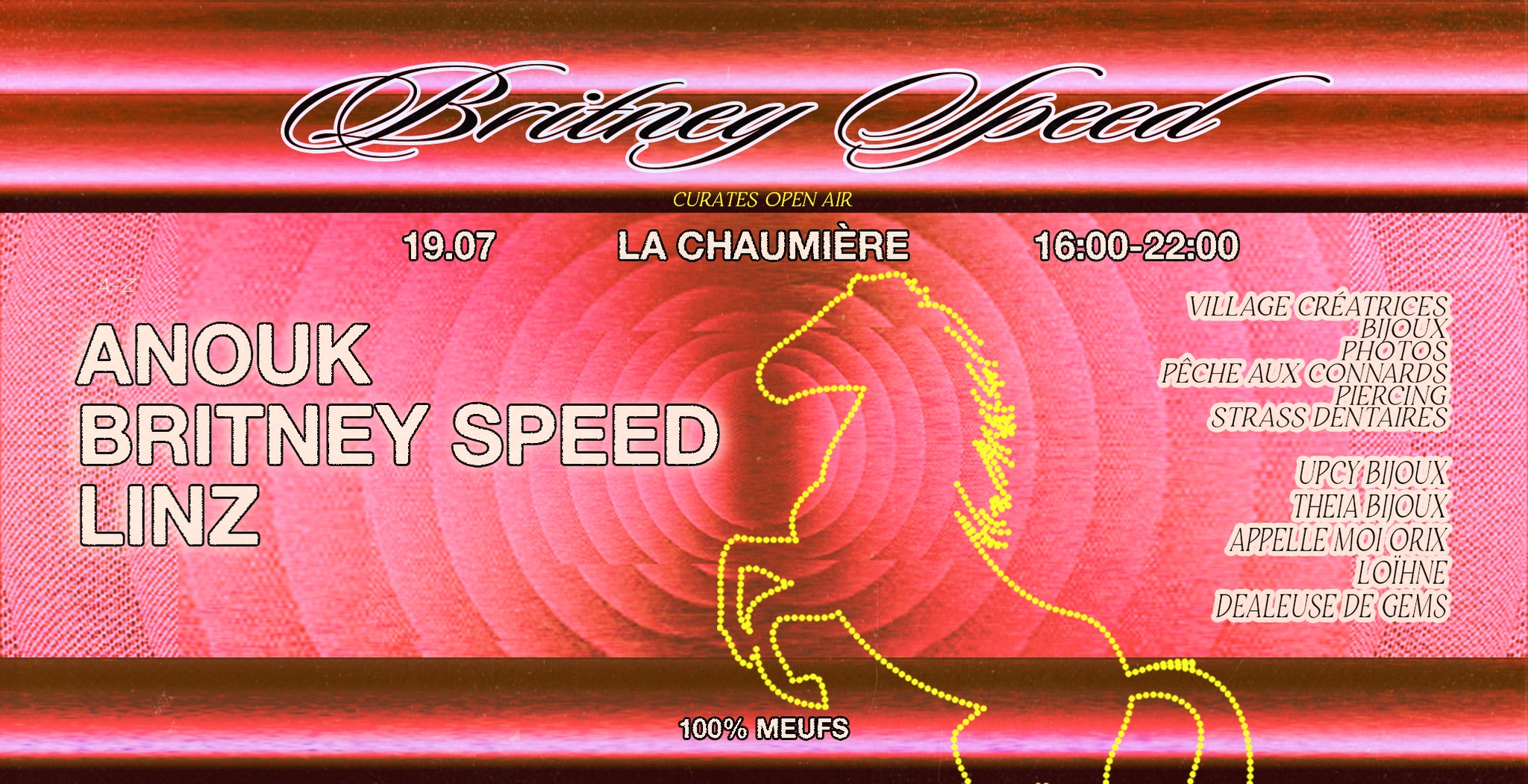 Affiche : Sunday Open Air : Carte Blanche Britney Speed