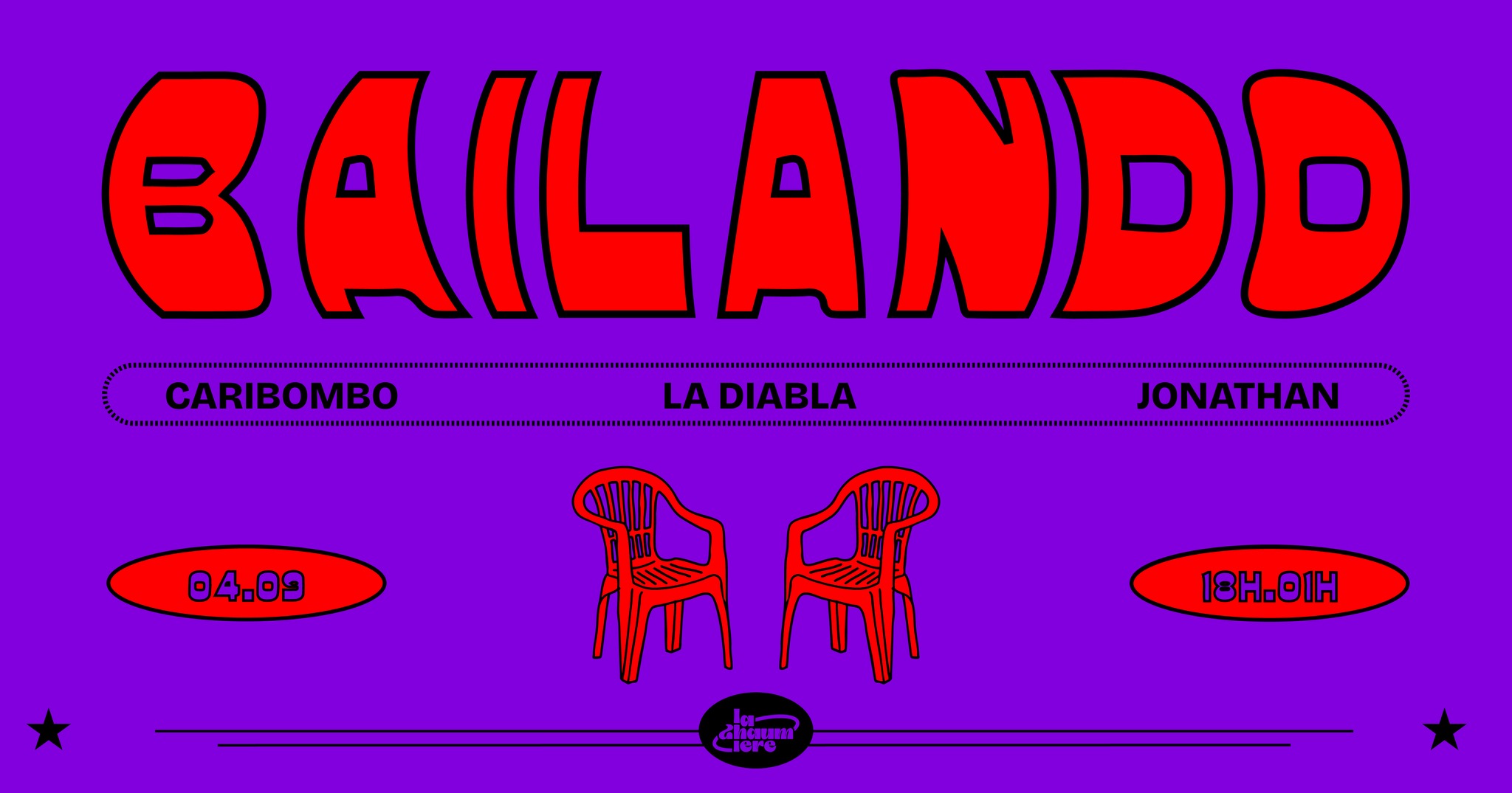 Affiche : Bailando : Soirée Latino à la Chaumière 🌵💃