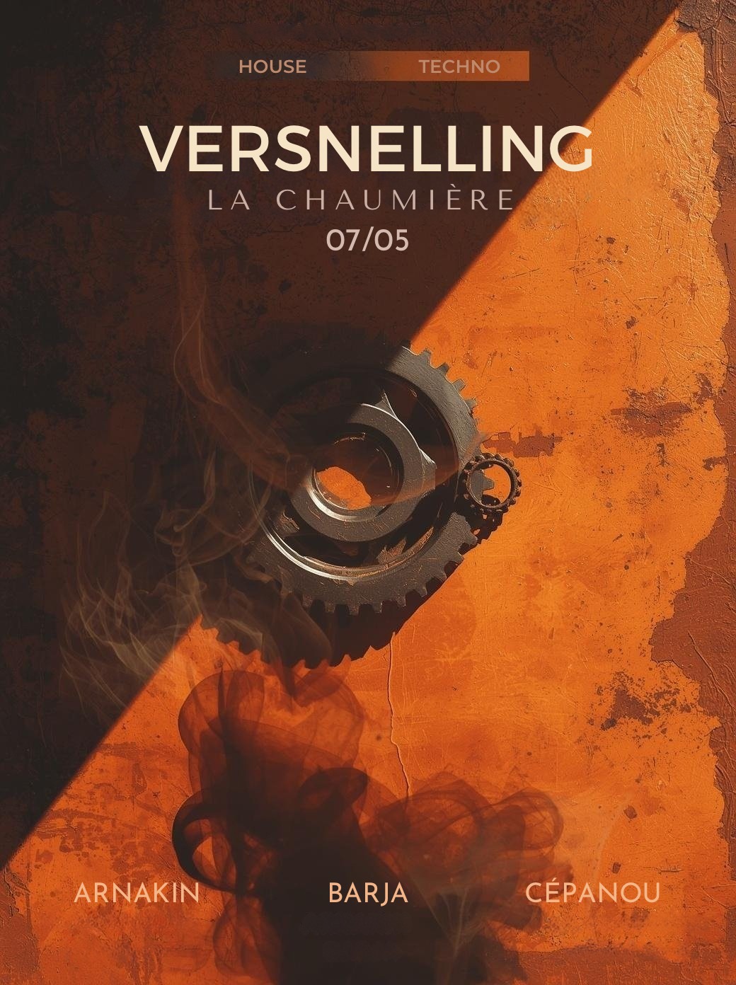 Affiche : Open Air Versnelling (veille de jour férié) à La Chaumière 