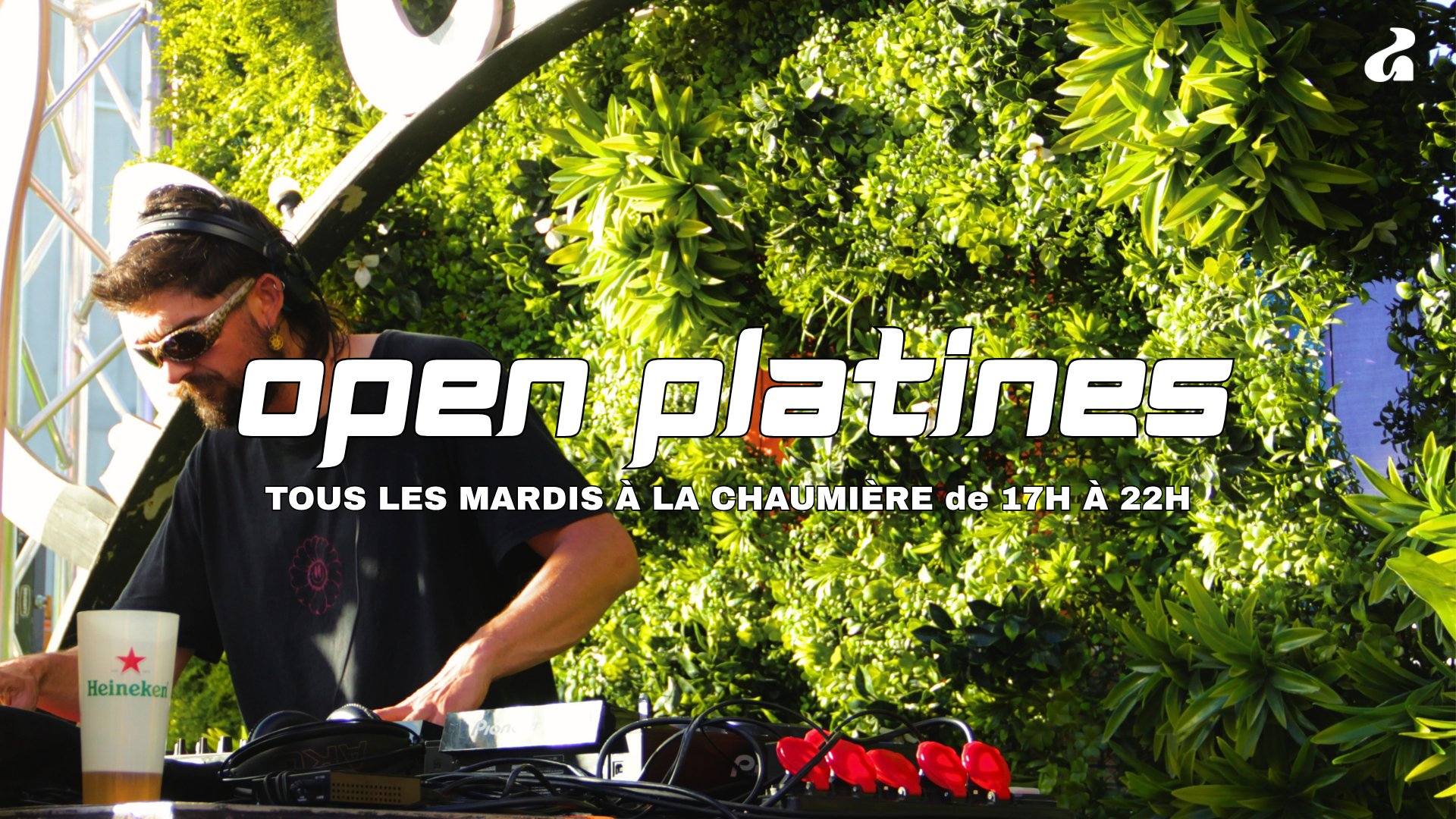 Affiche : Open Platines à la Chaumière 🎧
