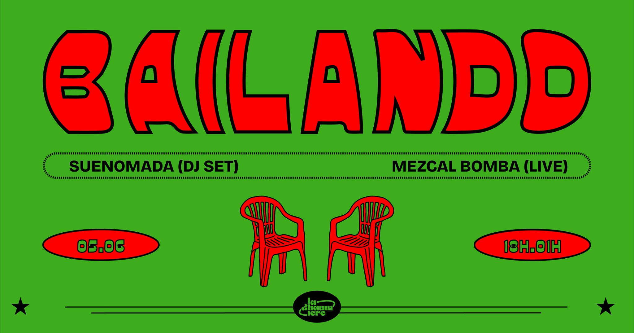Affiche : BAILANDO : Soirée Latino avec Mezcal Bomba, Suenomada & Ludi