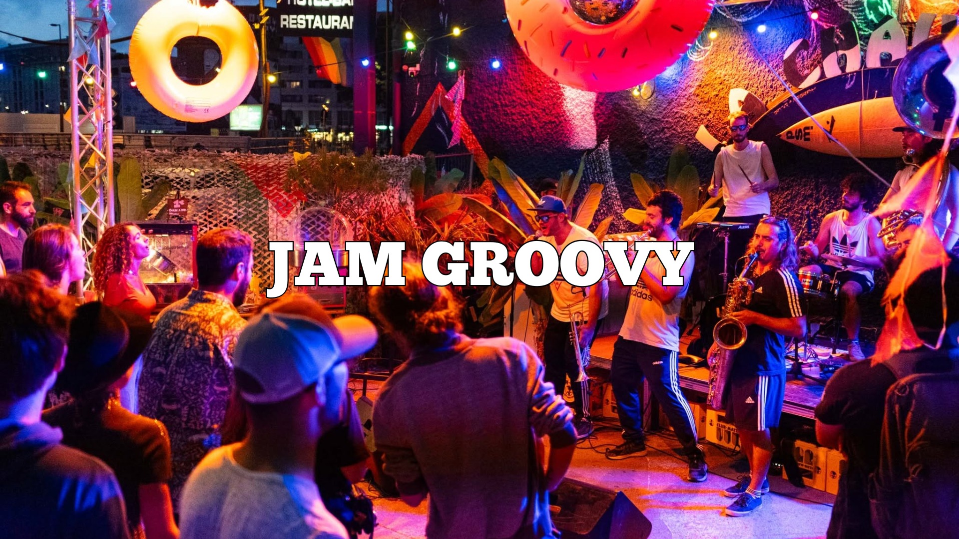 Affiche : 🎶  JAM GROOVY À LA CHAUMIÈRE 🎶
