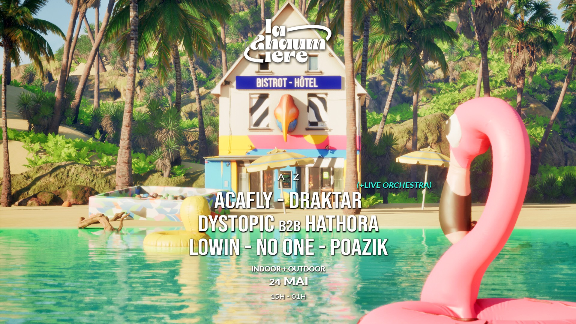 Affiche : Open air : La chaumière x Shield Run : 2nd edition