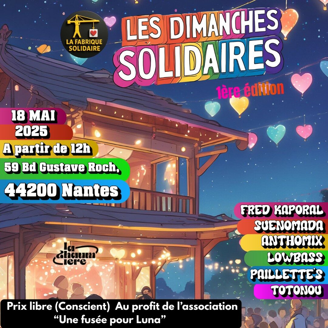 Open Air : Dimanche Solidaire / Une Fusée pour Luna X La Chaumière