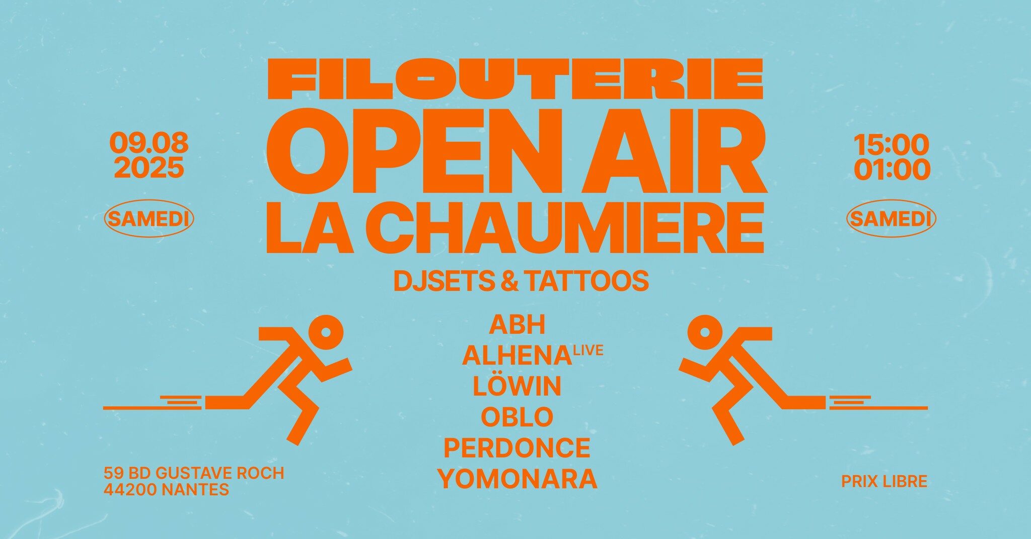 OPEN AIR : La Filouterie X La Chaumière