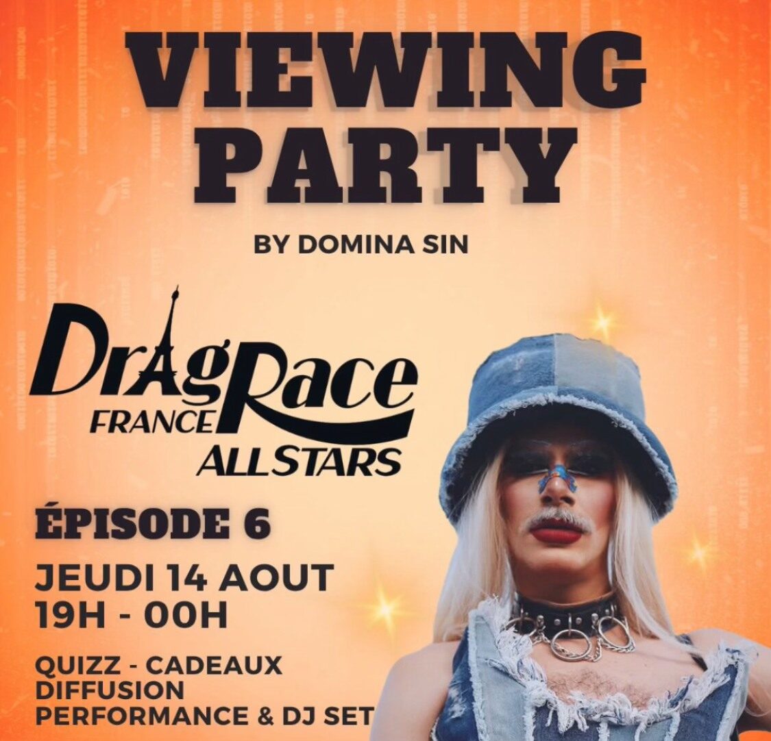 Drag Race : Viewing Party with Domina Sin