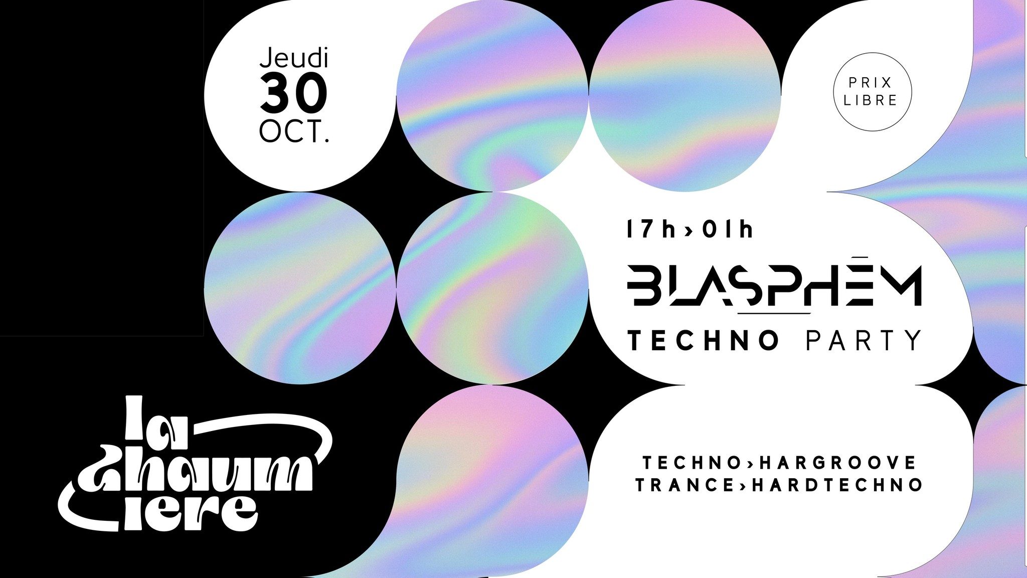 “Techno Party” – BLASPHĒM à La Chaumière