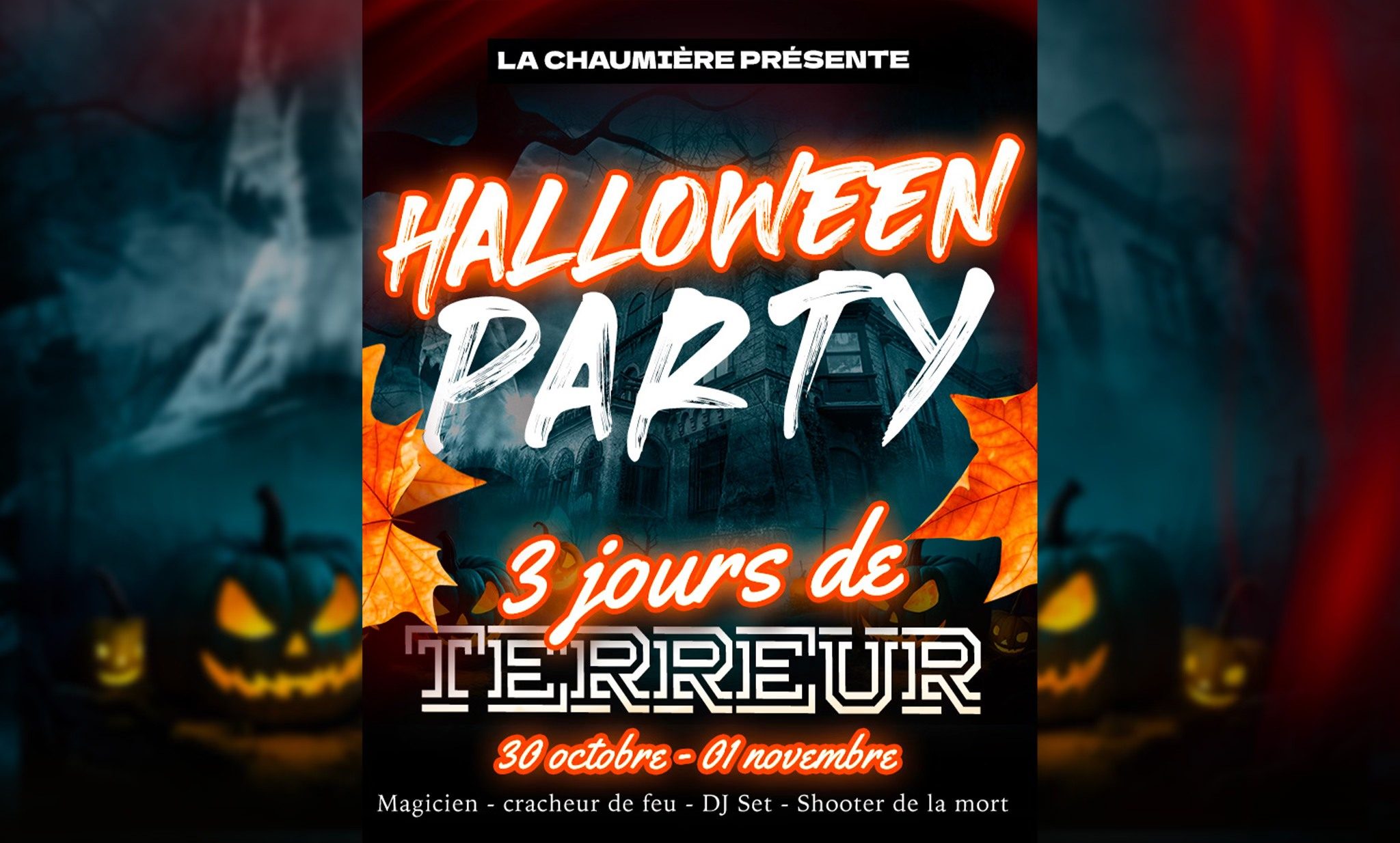 Halloween Party à La Chaumière 🎃